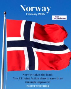 Norway takes the lead New EU Joint Action aims to save lives through improved cancer screening