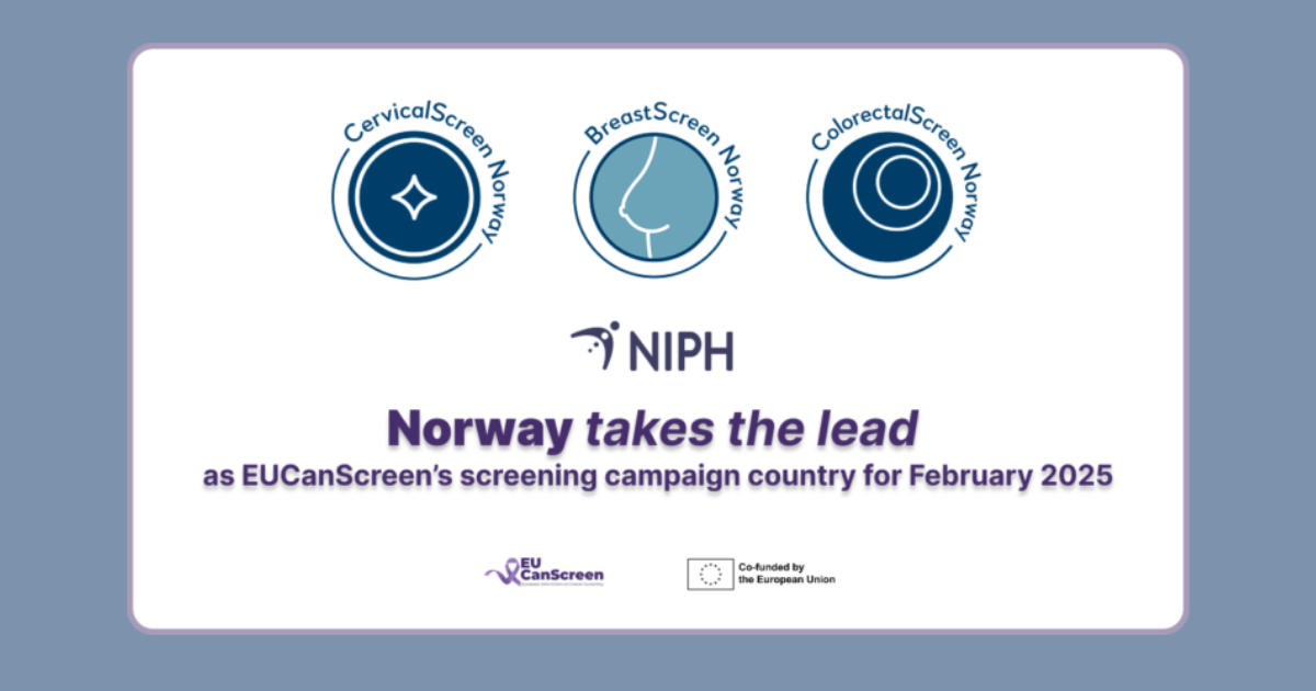 Norway leads EUCanScreen’s screening campaign